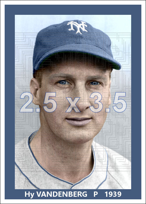 Hy Vandenberg - 1939 New York Giants - choose a size & style