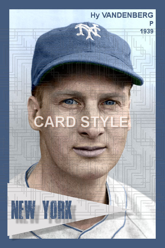Hy Vandenberg - 1939 New York Giants - choose a size & style