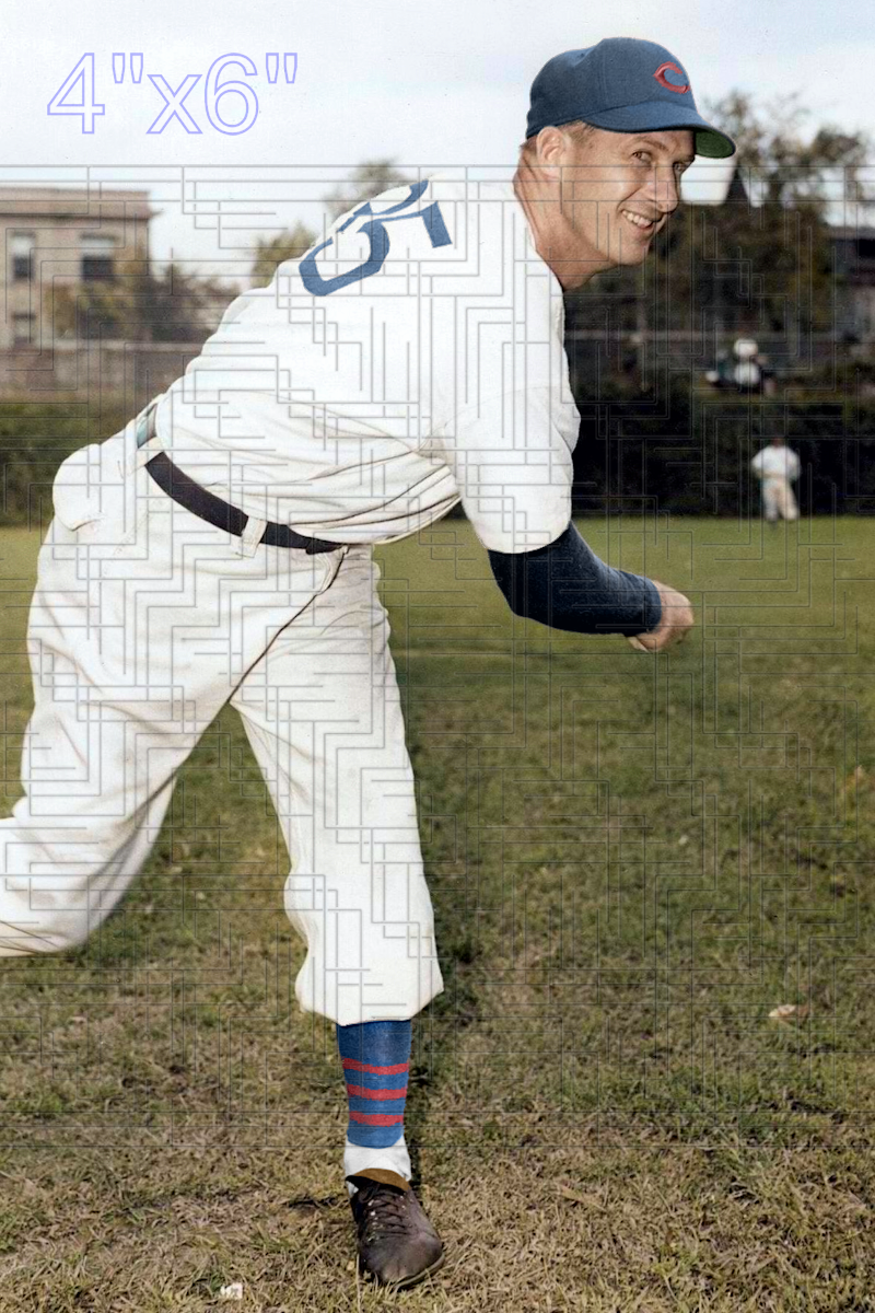 Hy Vandenberg - 1945 Chicago Cubs - choose a size & style
