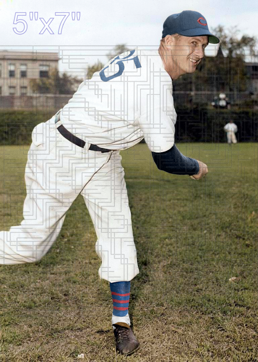 Hy Vandenberg - 1945 Chicago Cubs - choose a size & style