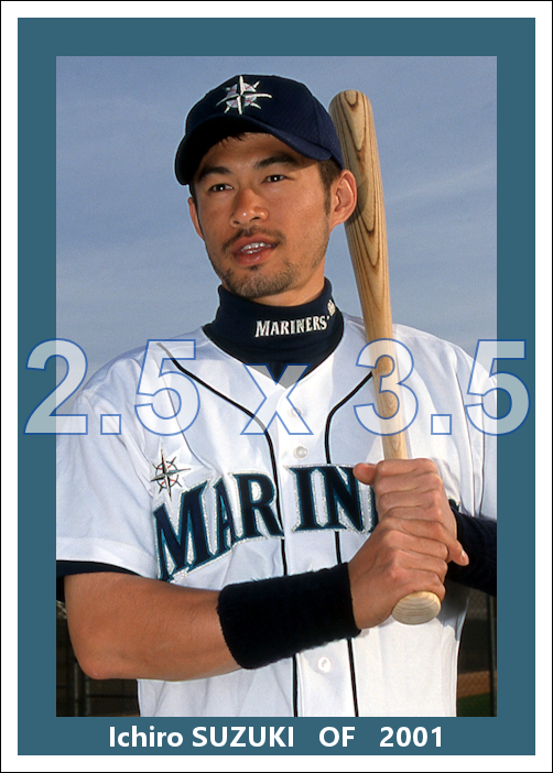 Ichiro Suzuki - 2001 Seattle Mariners - choose a size & style