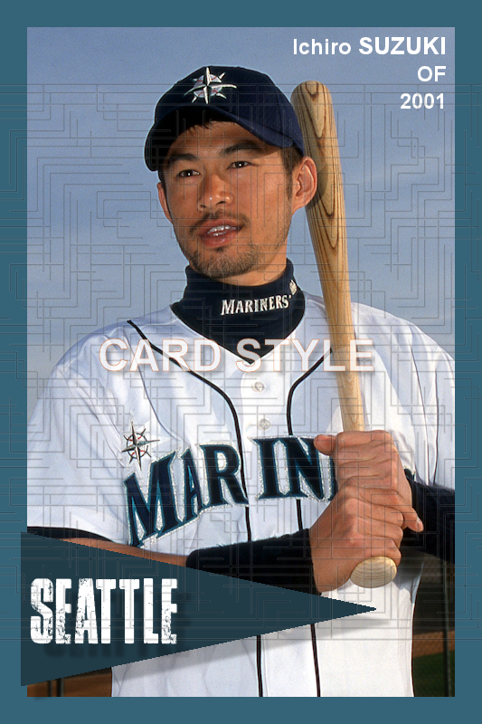 Ichiro Suzuki - 2001 Seattle Mariners - choose a size & style