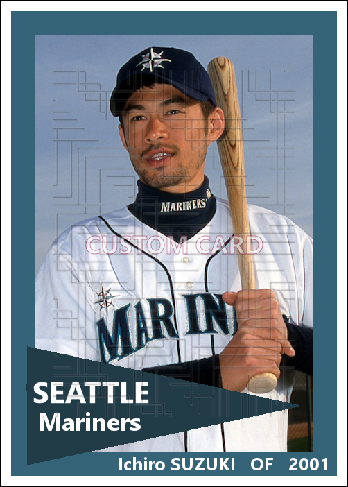 Ichiro Suzuki - 2001 Seattle Mariners - choose a size & style