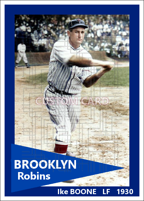 Ike Boone - 1930 Brooklyn Robins - choose a size & style
