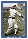 Ike Davis - 1925 Chicago White Sox - choose a size & style