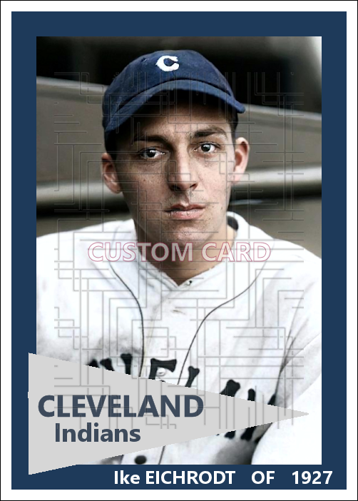 Ike Eichrodt - 1927 Cleveland Indians - choose a size & style