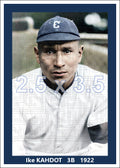 Ike Kahdot - 1922 Cleveland Indians - choose a size & style