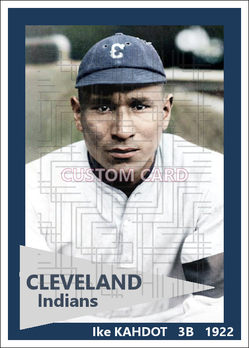Ike Kahdot - 1922 Cleveland Indians - choose a size & style