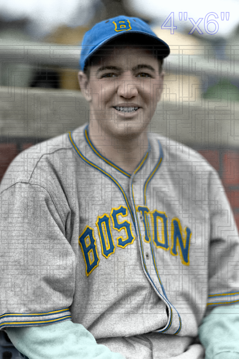Ira Hutchinson - 1937 Boston Bees - choose a size & style