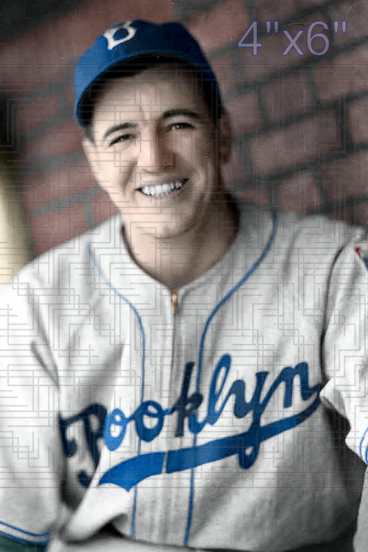 Ira Hutchinson - 1939 Brooklyn Dodgers - choose a size & style