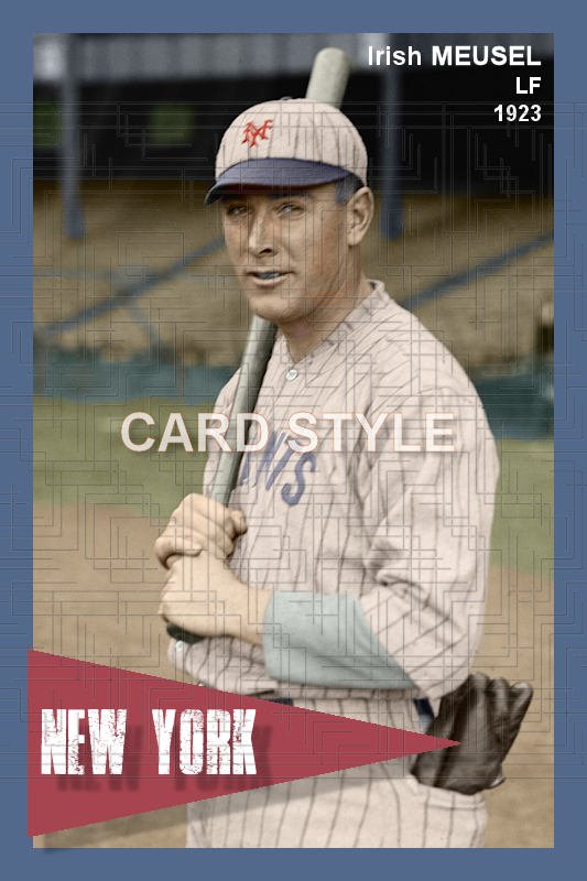Irish Meusel - 1923 New York Giants - choose a size & style