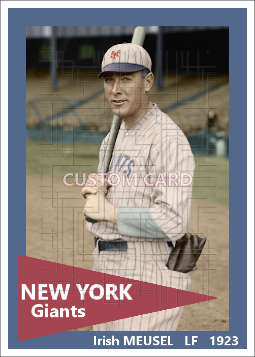 Irish Meusel - 1923 New York Giants - choose a size & style