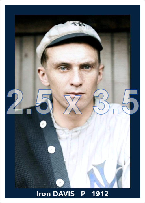 Iron Davis - 1912 New York Highlanders - choose a size & style