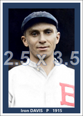 Iron Davis - 1915 Boston Braves - choose a size & style