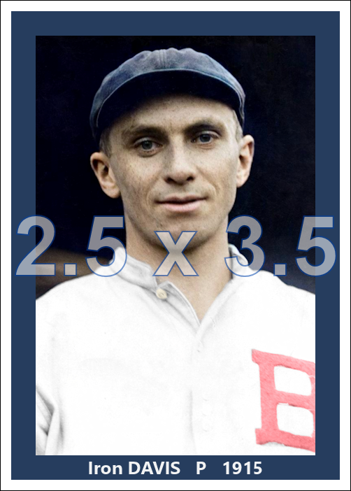 Iron Davis - 1915 Boston Braves - choose a size & style