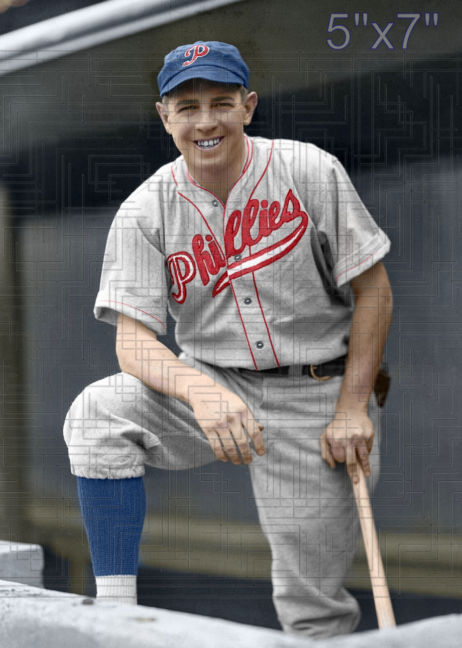 Irv Jeffries - 1934 Philadelphia Phillies - choose a size & style