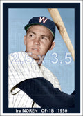Irv Noren - 1950 Washington Senators - choose a size & style