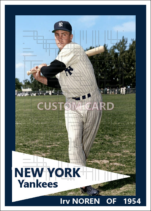 Irv Noren - 1954 New York Yankees - choose a size & style