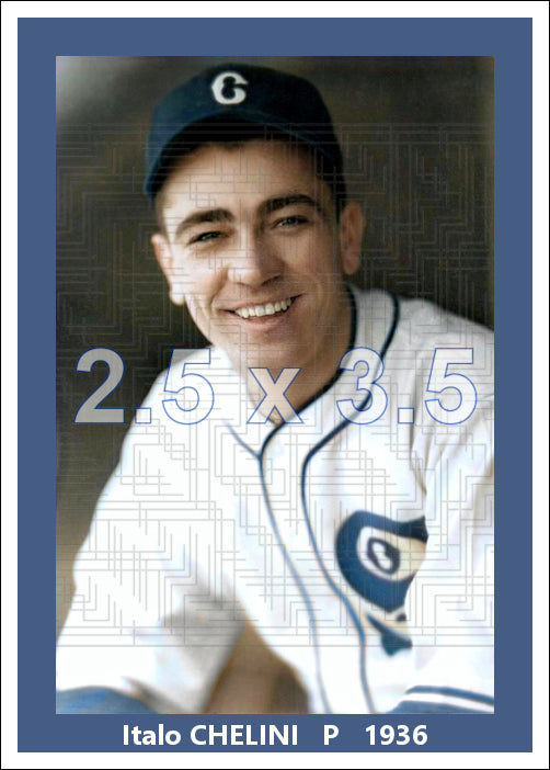 Italo Chelini - 1936 Chicago White Sox - choose a size & style