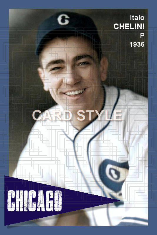 Italo Chelini - 1936 Chicago White Sox - choose a size & style
