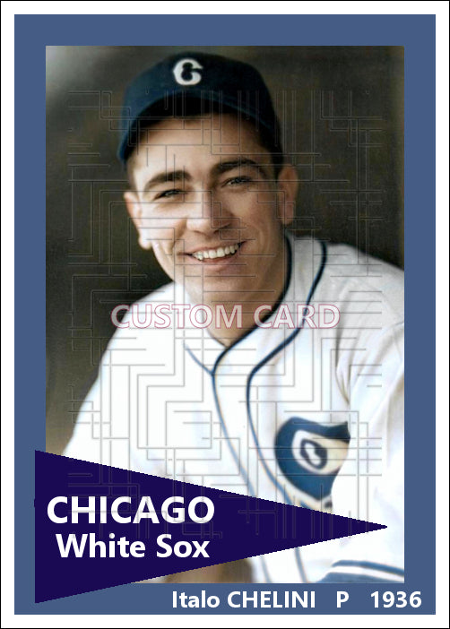 Italo Chelini - 1936 Chicago White Sox - choose a size & style