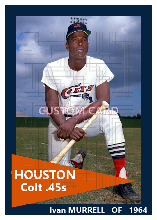 Ivan Murrell - 1964 Houston Colt .45s - choose a size & style