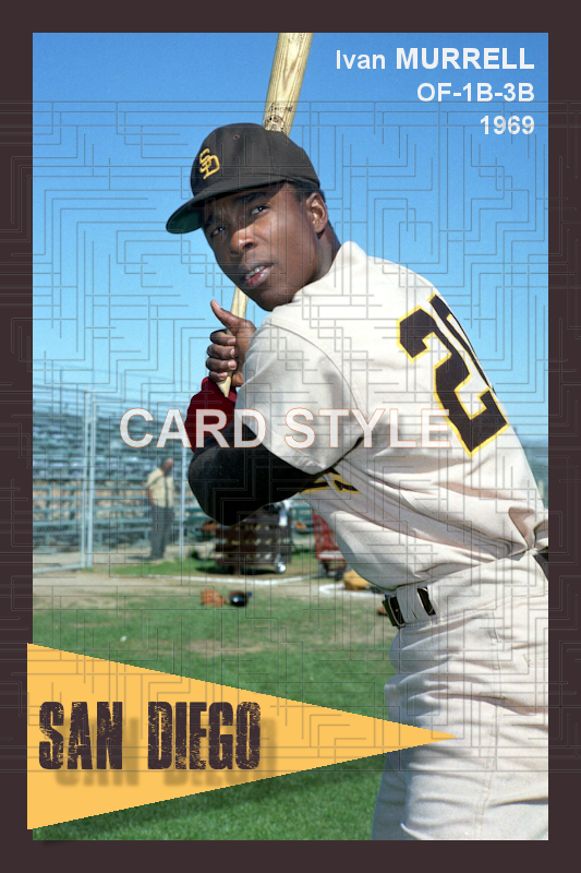 Ivan Murrell - 1969 San Diego Padres - choose a size & style