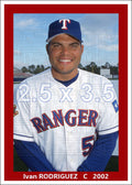 Ivan Rodriguez - 2002 Texas Rangers - choose a size & style