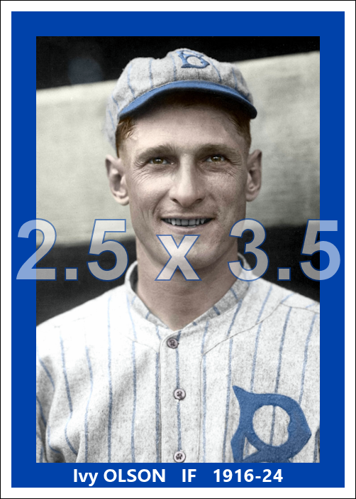 Ivy Olson - 1918-24 Brooklyn Robins - choose a size & style