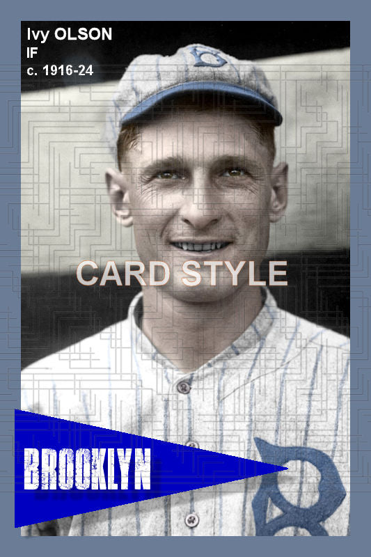 Ivy Olson - 1918-24 Brooklyn Robins - choose a size & style