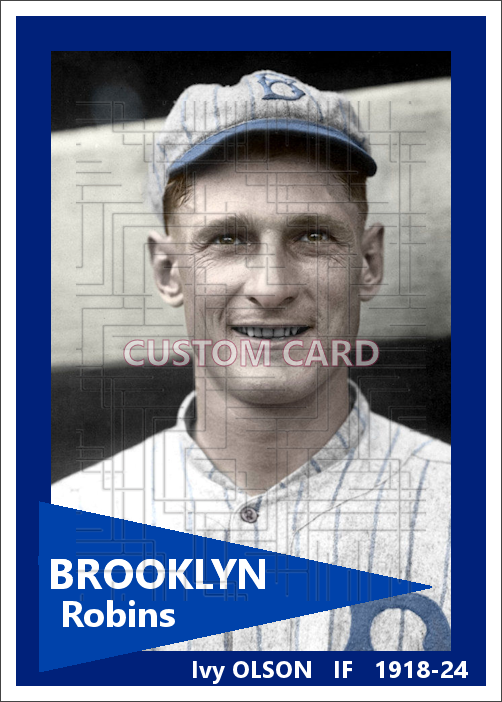 Ivy Olson - 1918-24 Brooklyn Robins - choose a size & style