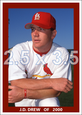J.D. Drew - 2000 St. Louis Cardinals - choose a size & style
