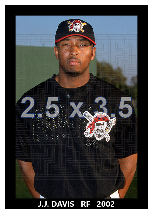 J.J. Davis - 2002 Pittsburgh Pirates - choose a size & style