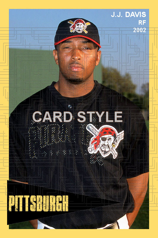 J.J. Davis - 2002 Pittsburgh Pirates - choose a size & style