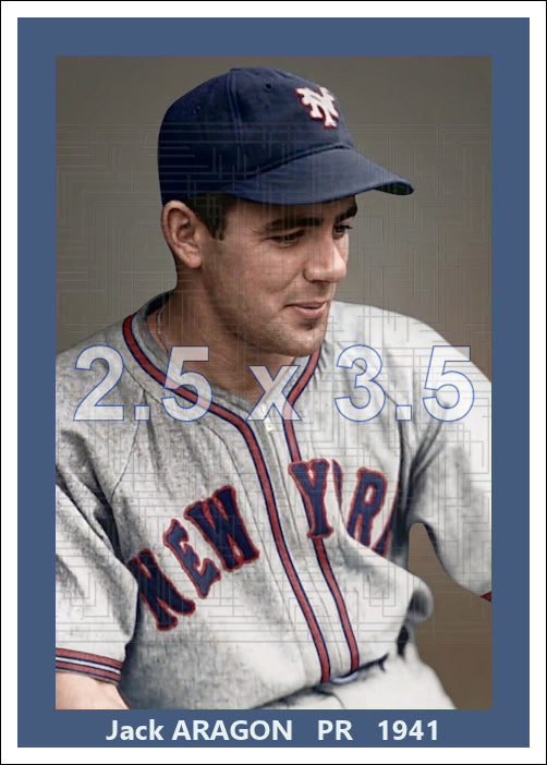 Jack Aragon - 1941 New York Giants - choose a size & style