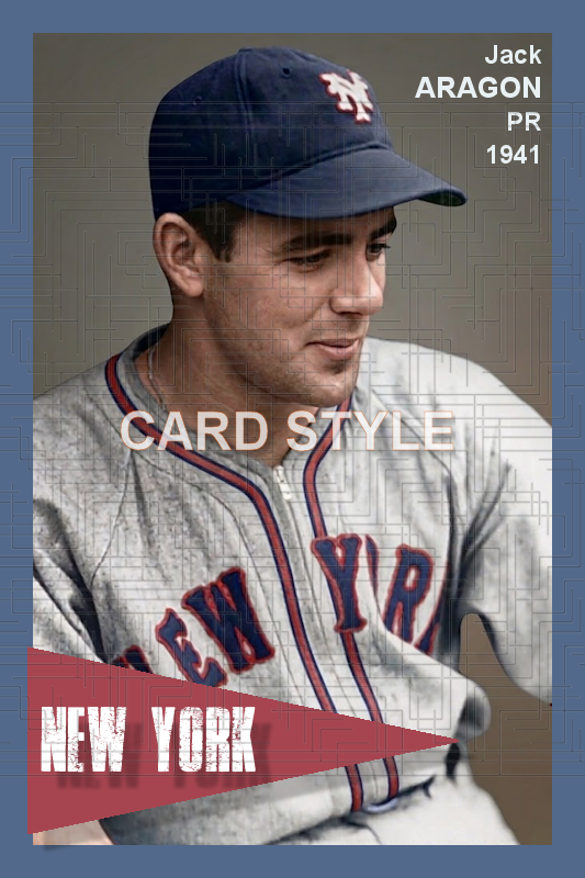 Jack Aragon - 1941 New York Giants - choose a size & style