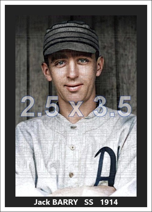Jack Barry - 1914 Philadelphia Athletics - choose a size & style