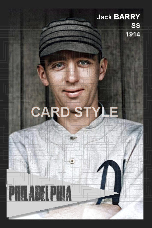 Jack Barry - 1914 Philadelphia Athletics - choose a size & style