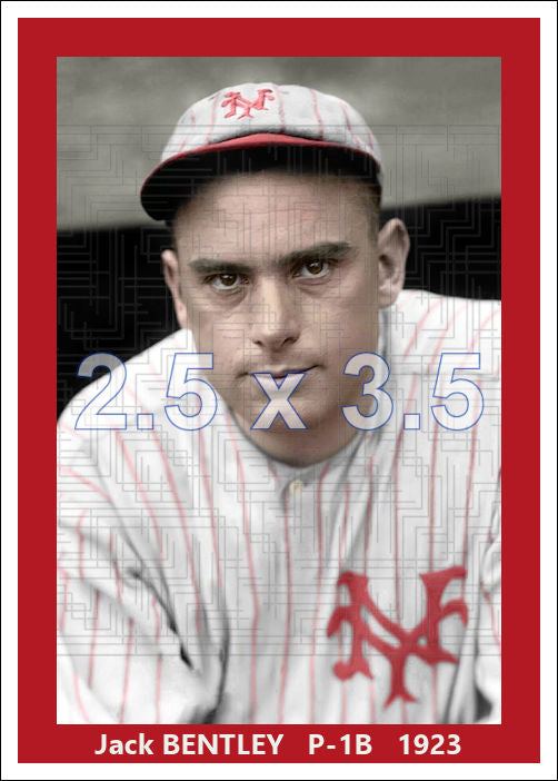 Jack Bentley - 1923 New York Giants - choose a size & style