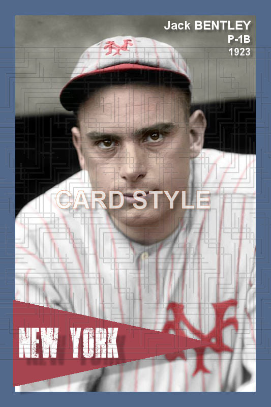 Jack Bentley - 1923 New York Giants - choose a size & style