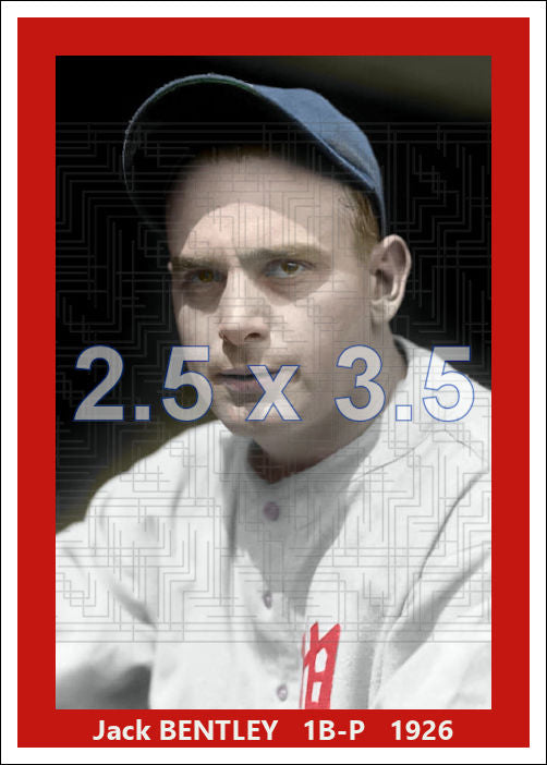 Jack Bentley - 1926 Philadelphia Phillies - choose a size & style
