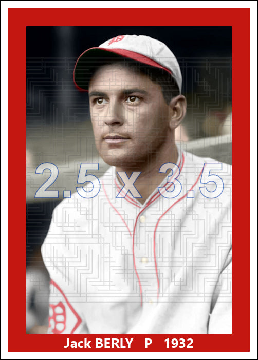 Jack Berly - 1932 Philadelphia Phillies - choose a size & style