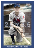 Jack Bolling - 1939 Philadelphia Phillies - choose a size & style