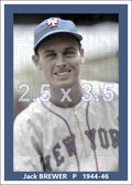 Jack Brewer - 1944-46 New York Giants - choose a size & style