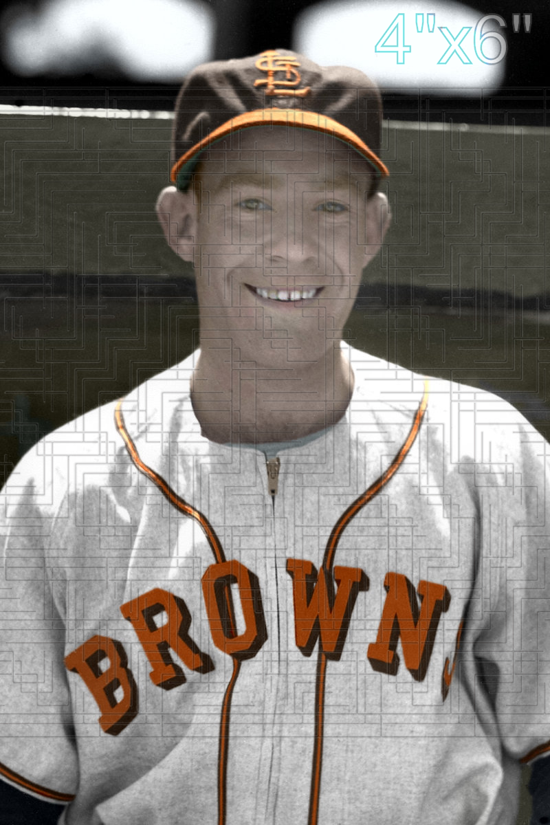 Jack Bruner - 1950 St. Louis Browns - choose a size & style