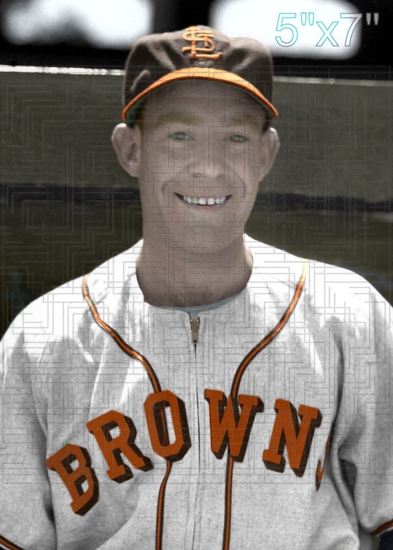Jack Bruner - 1950 St. Louis Browns - choose a size & style