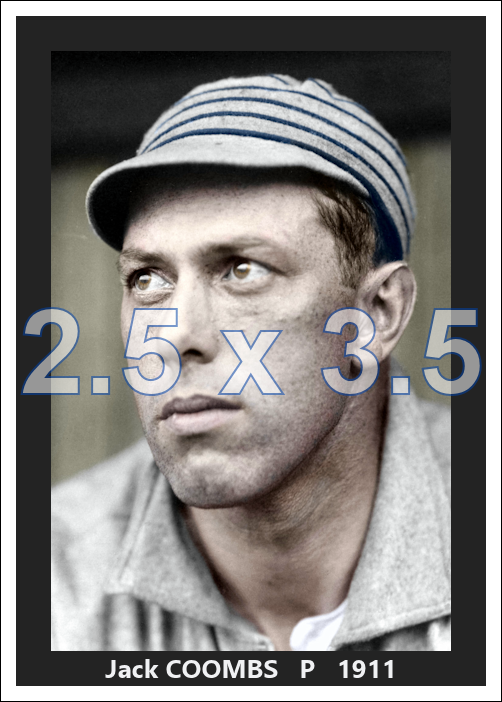 Jack Coombs - 1911 Philadelphia Athletics - choose a size & style