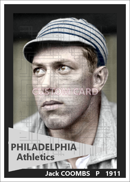 Jack Coombs - 1911 Philadelphia Athletics - choose a size & style