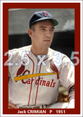 Jack Crimian - 1951 St. Louis Cardinals - choose a size & style