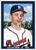 Jack Dittmer - 1952 Boston Braves - choose a size & style